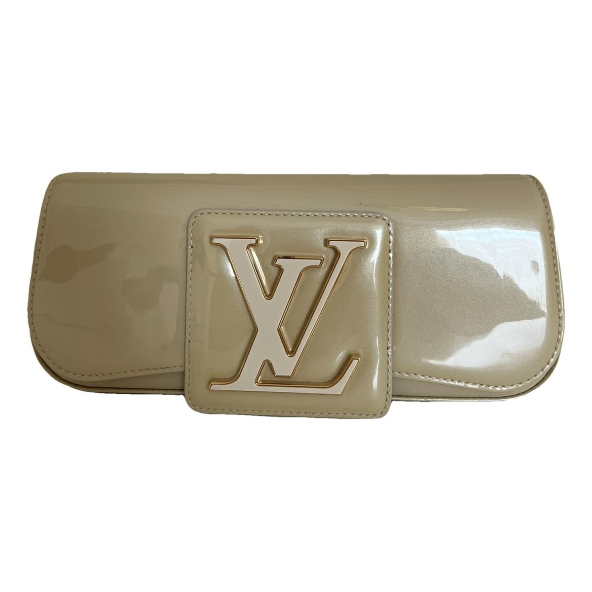 Sobe patent leather clutch bag