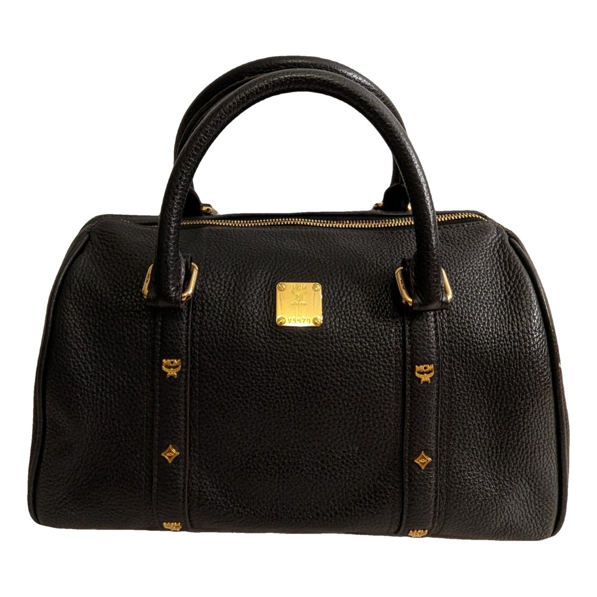 Boston leather bag