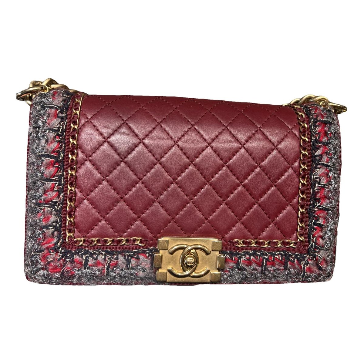 Boy leather crossbody bag