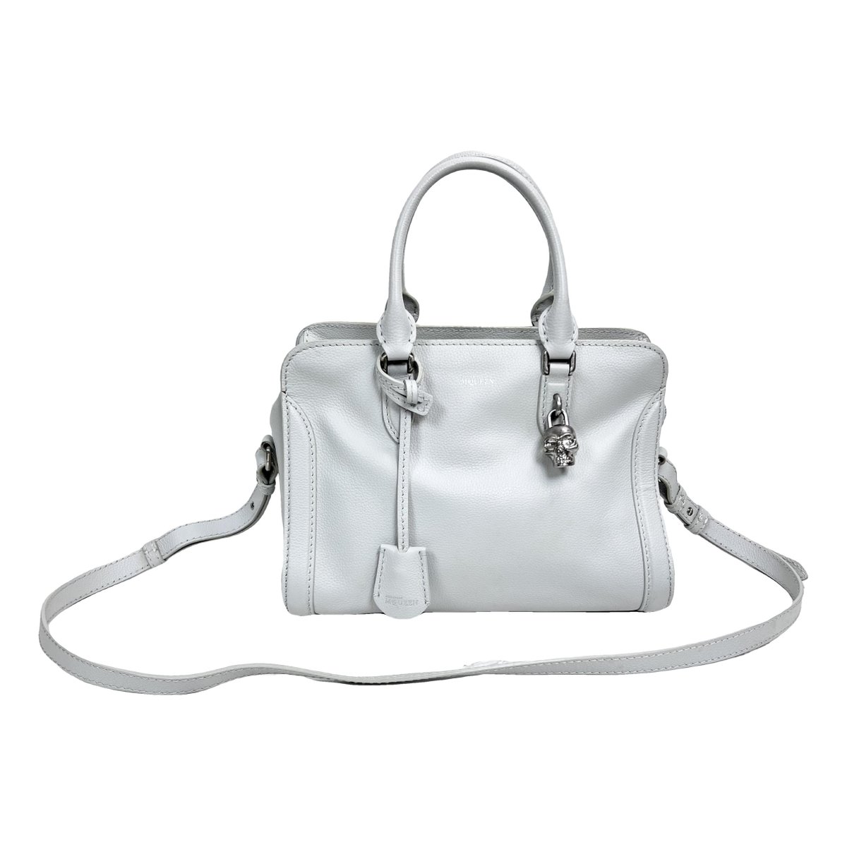 Zippé leather handbag