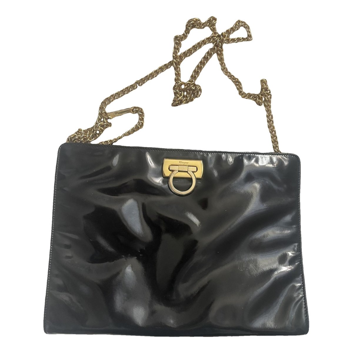 Iconic Top Handle patent leather crossbody bag