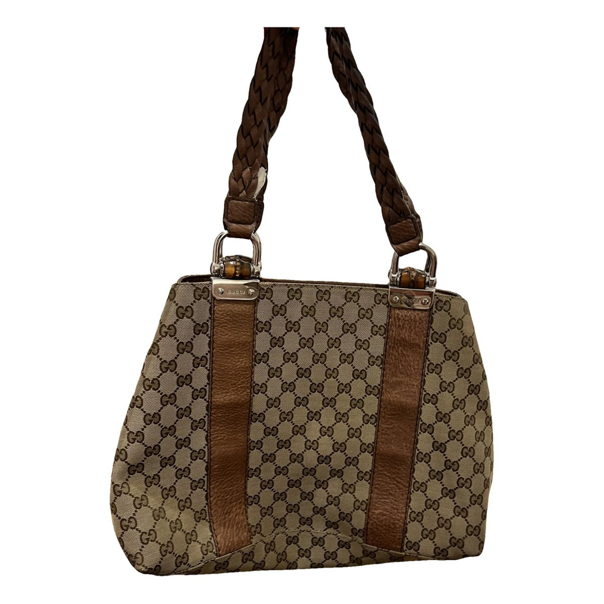 Vintage Bamboo cloth handbag