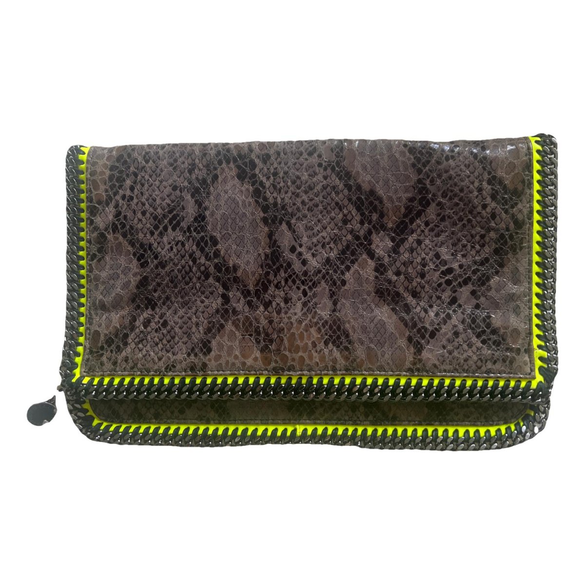 Falabella vegan leather clutch bag