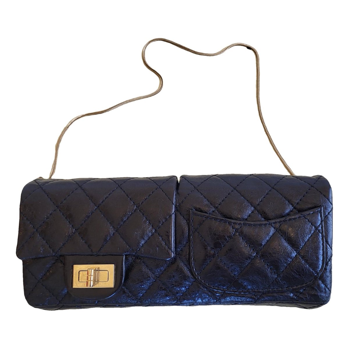 Trendy CC Flap leather handbag