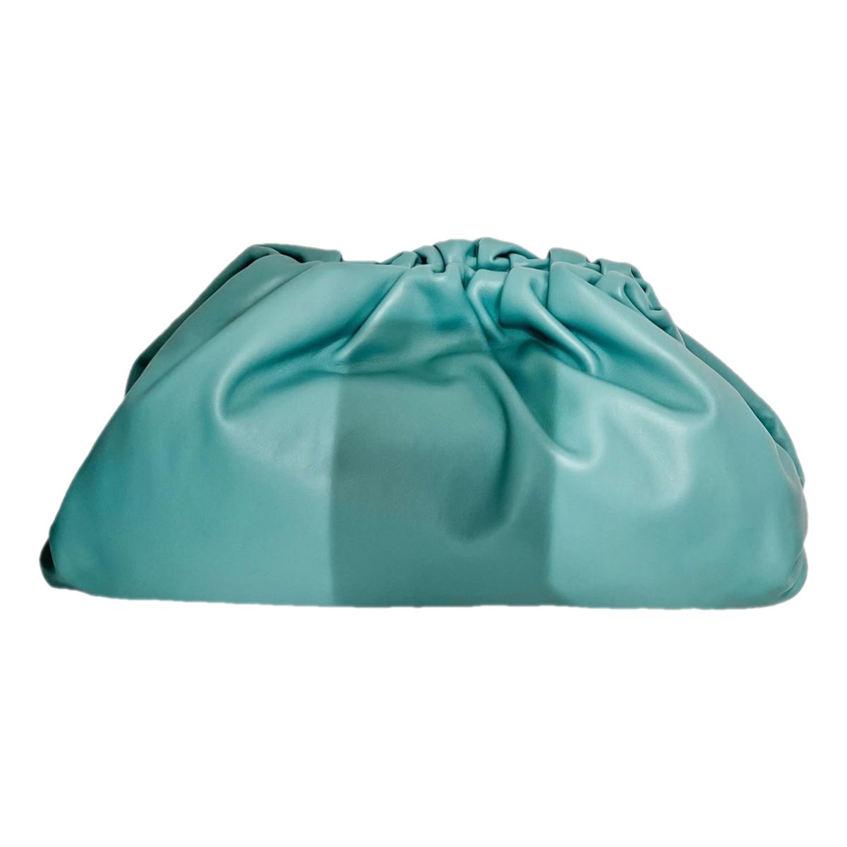 Pouch leather clutch bag