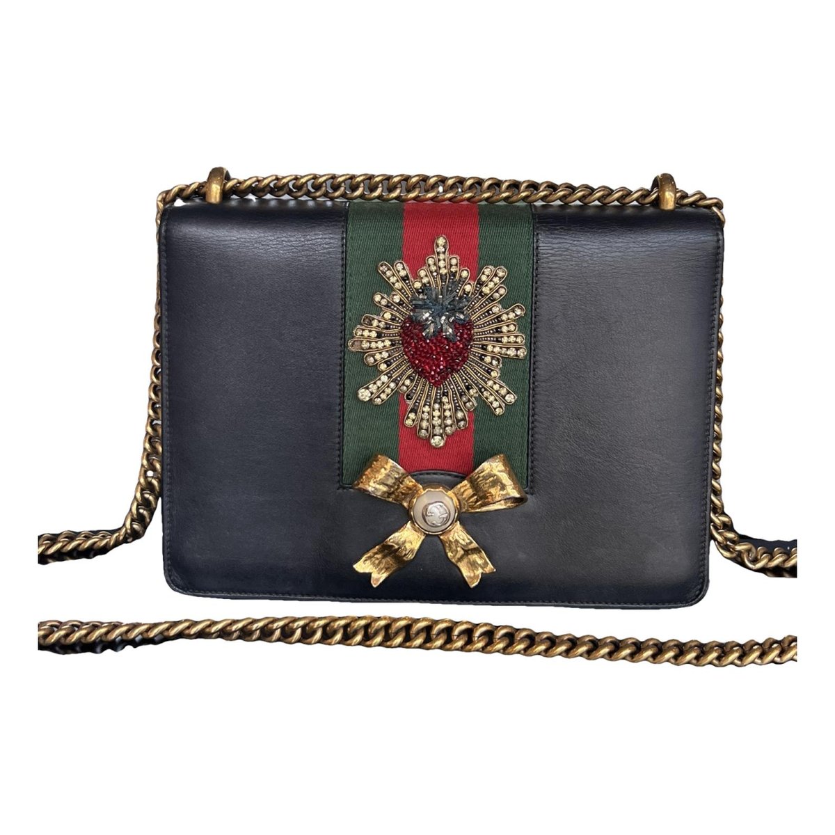 GucciTotem leather handbag