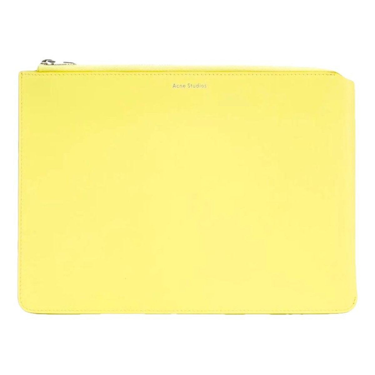 Leather clutch bag