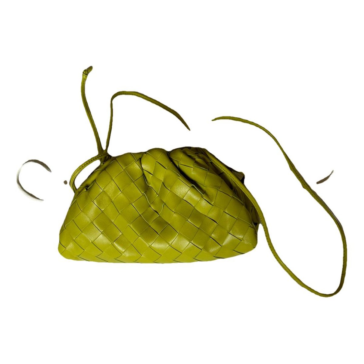 Pouch leather handbag