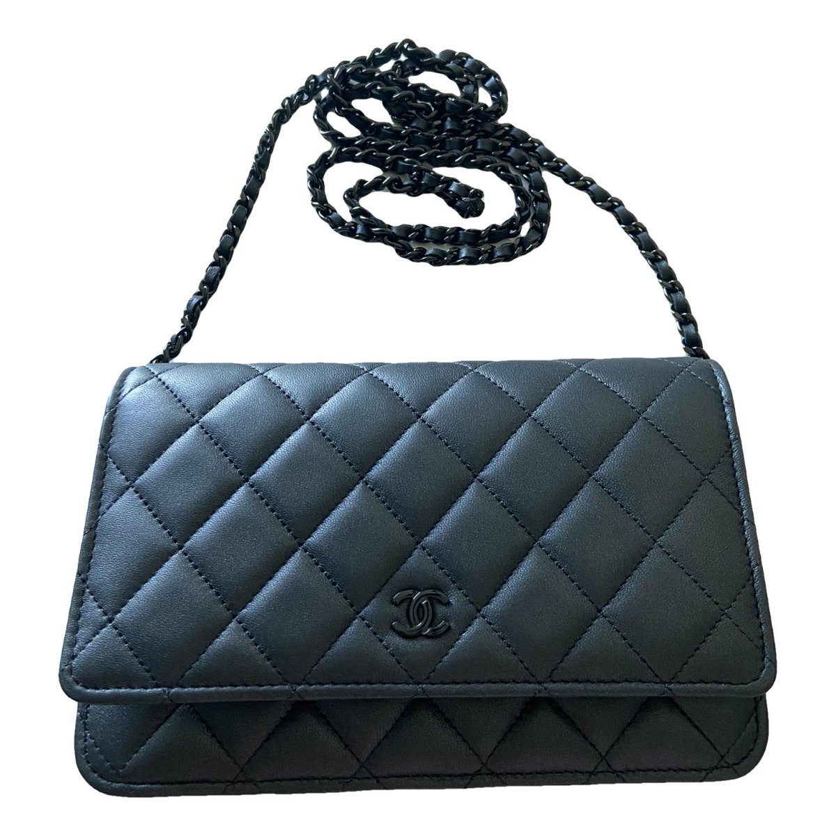 Wallet On Chain Timeless/Classique leather crossbody bag