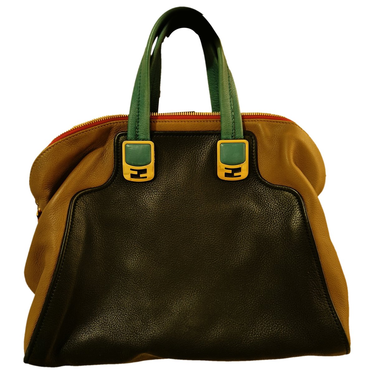 Chameleon leather handbag