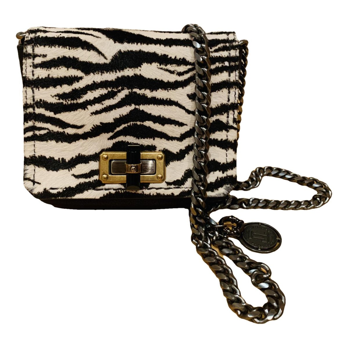 Happy leather crossbody bag