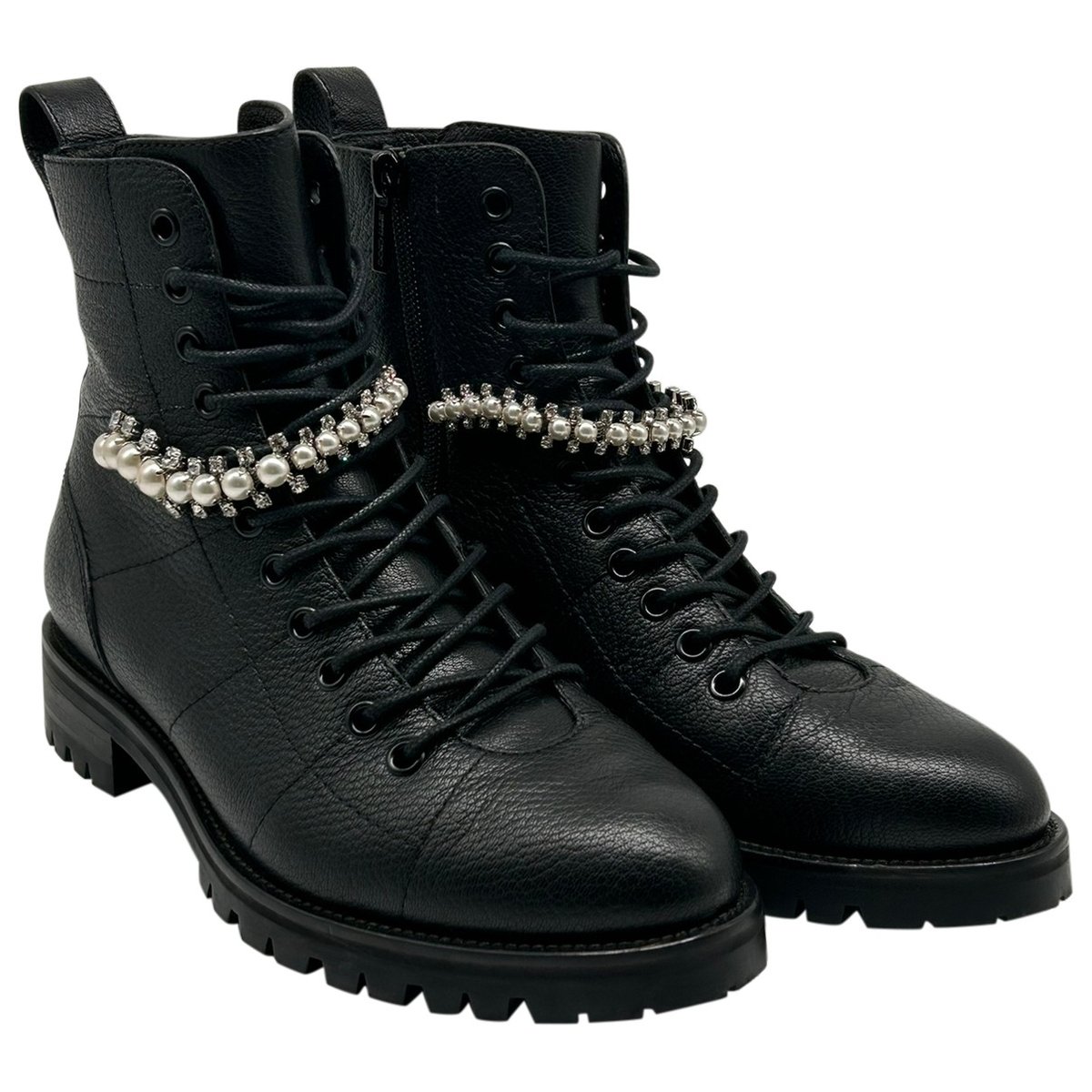 Cruz leather lace up boots