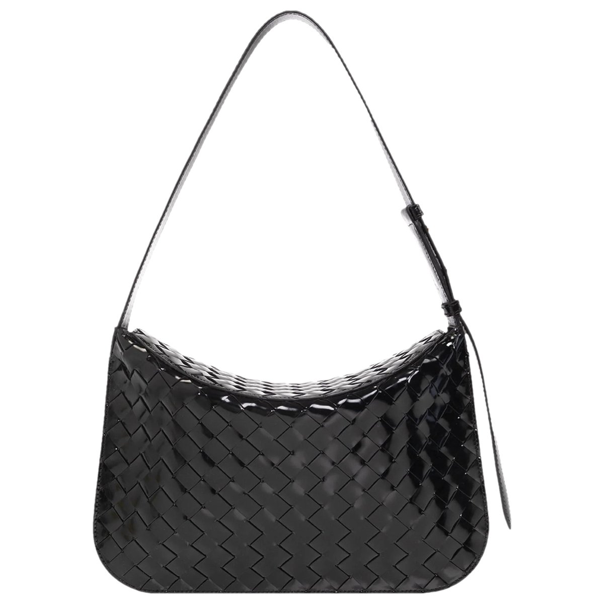 Window leather handbag