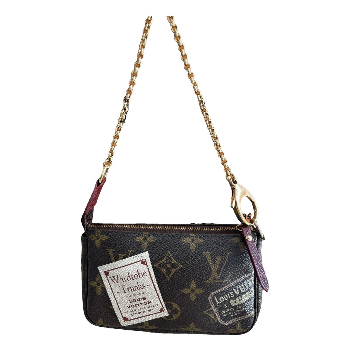 Pochette Trunk linen bag
