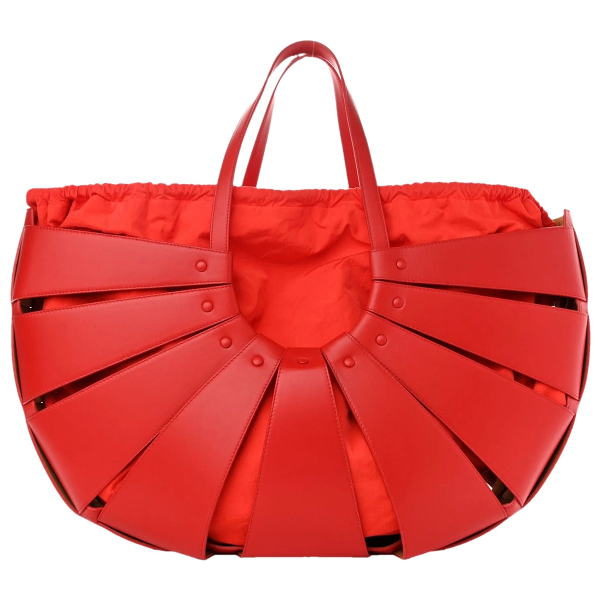 Marie Padded leather handbag