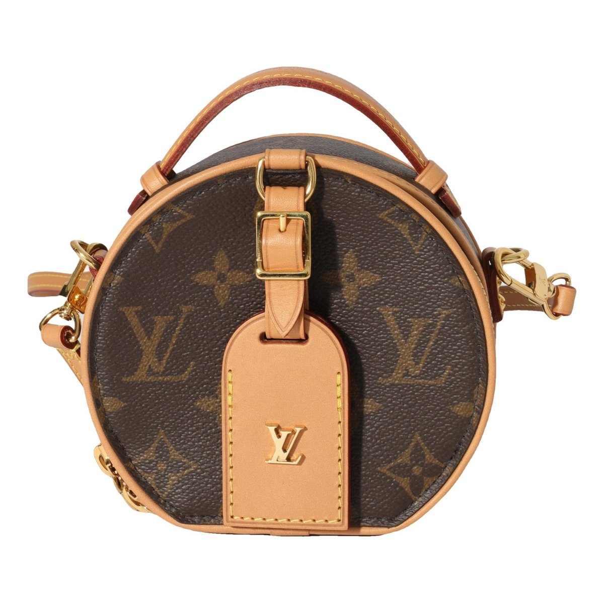 Boîte chapeau souple leather handbag