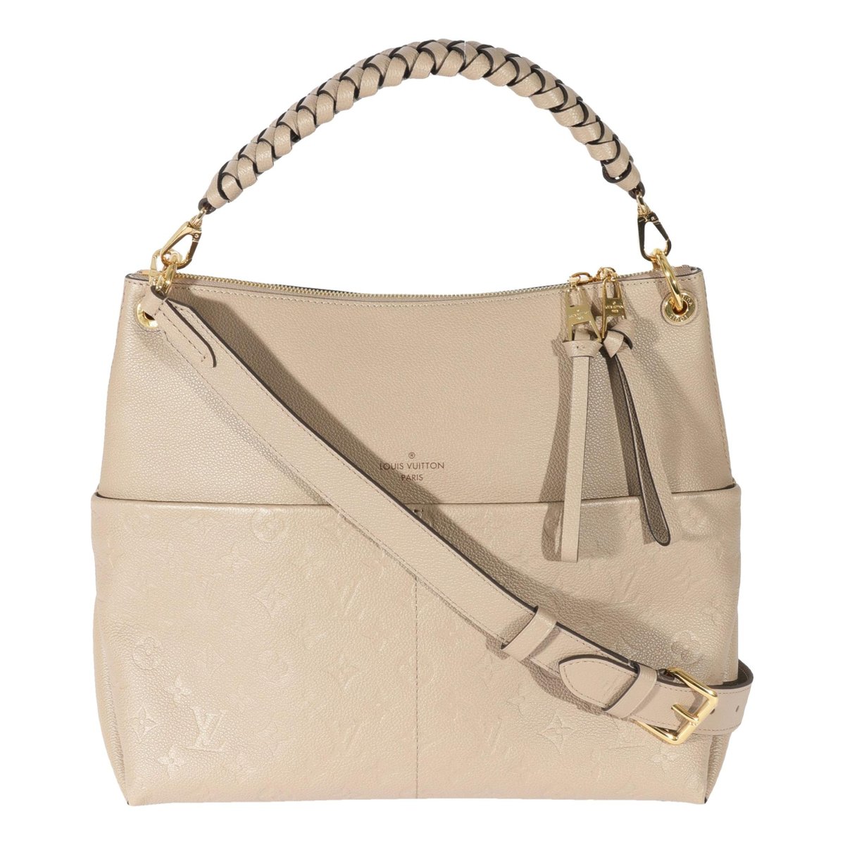 Maida leather handbag