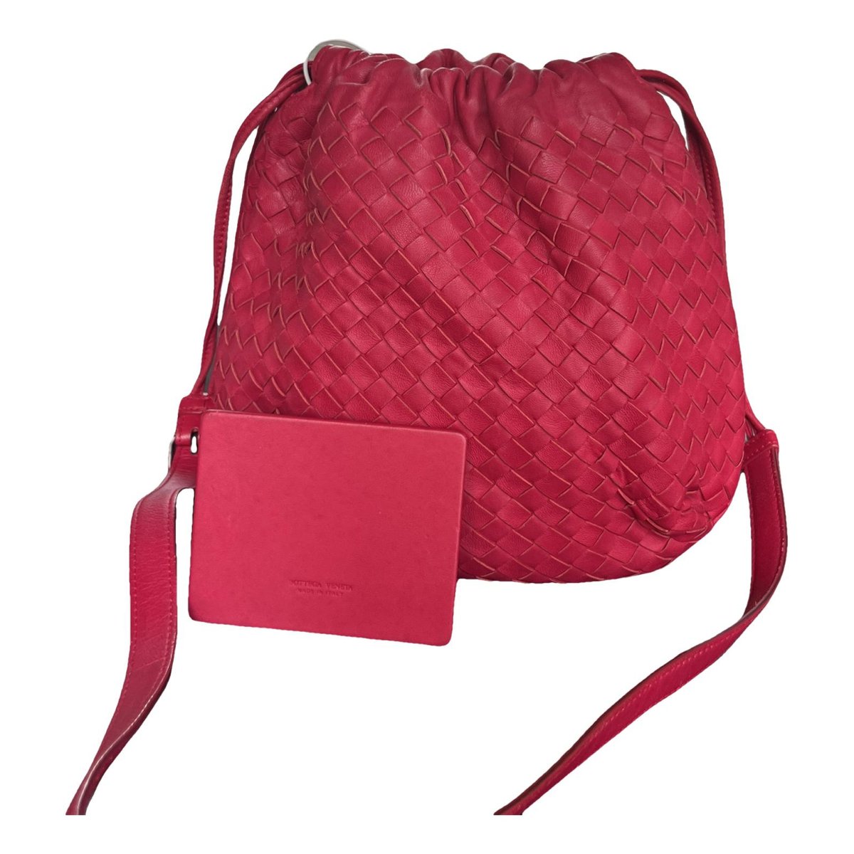 Loop leather handbag