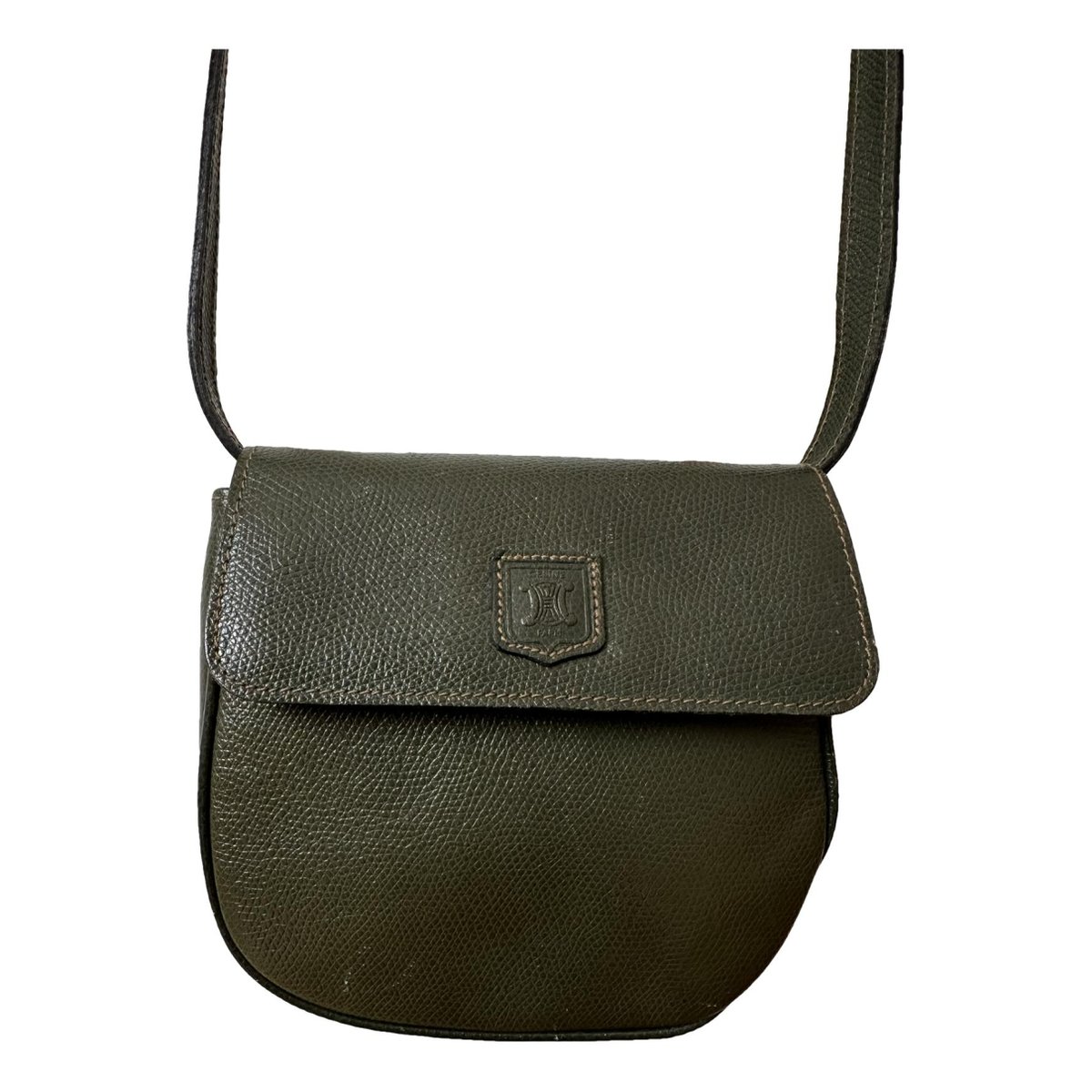 Trotteur leather clutch bag
