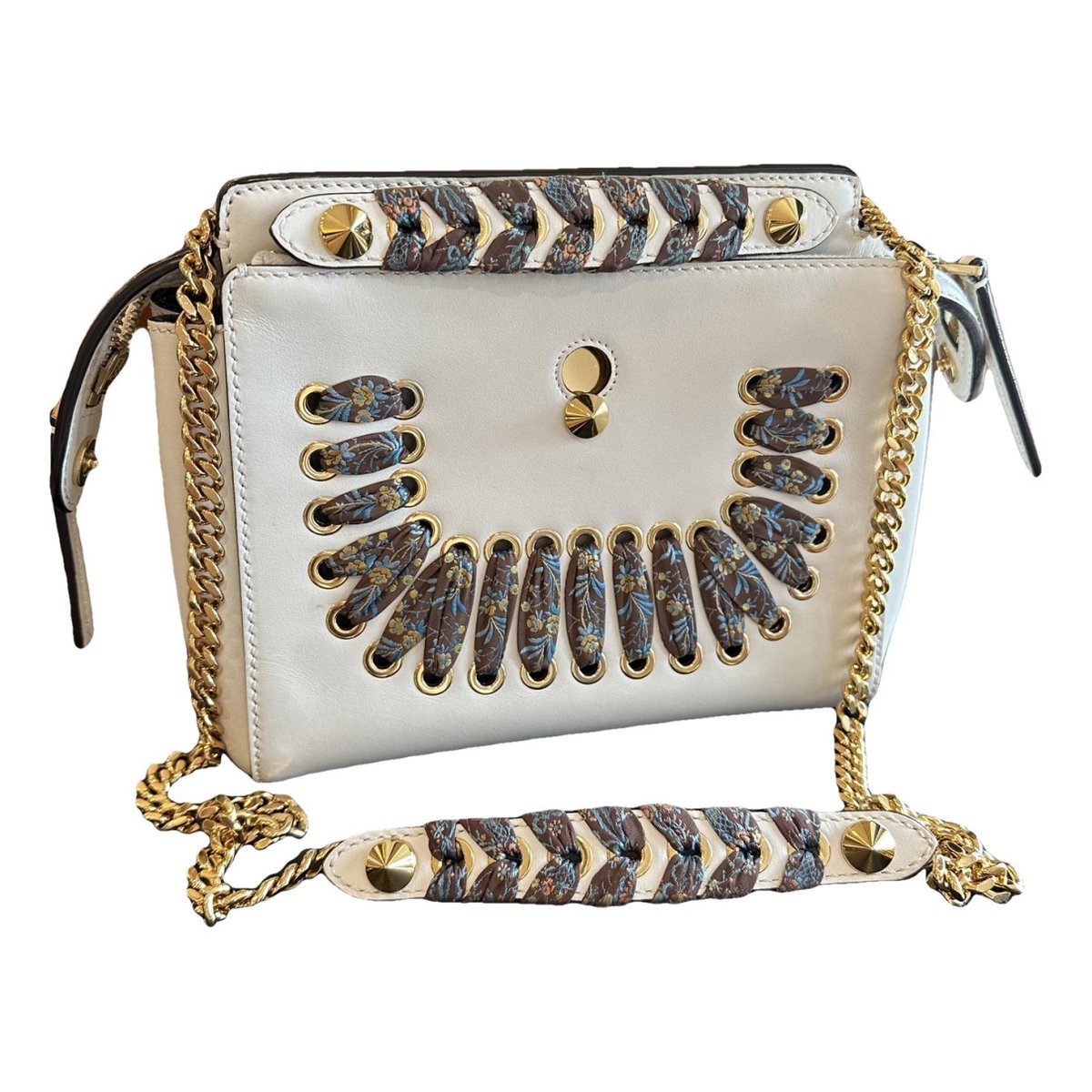 Dot Com leather handbag