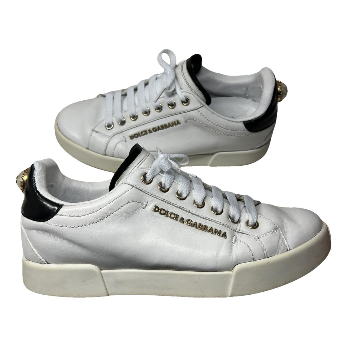 Portofino leather trainers