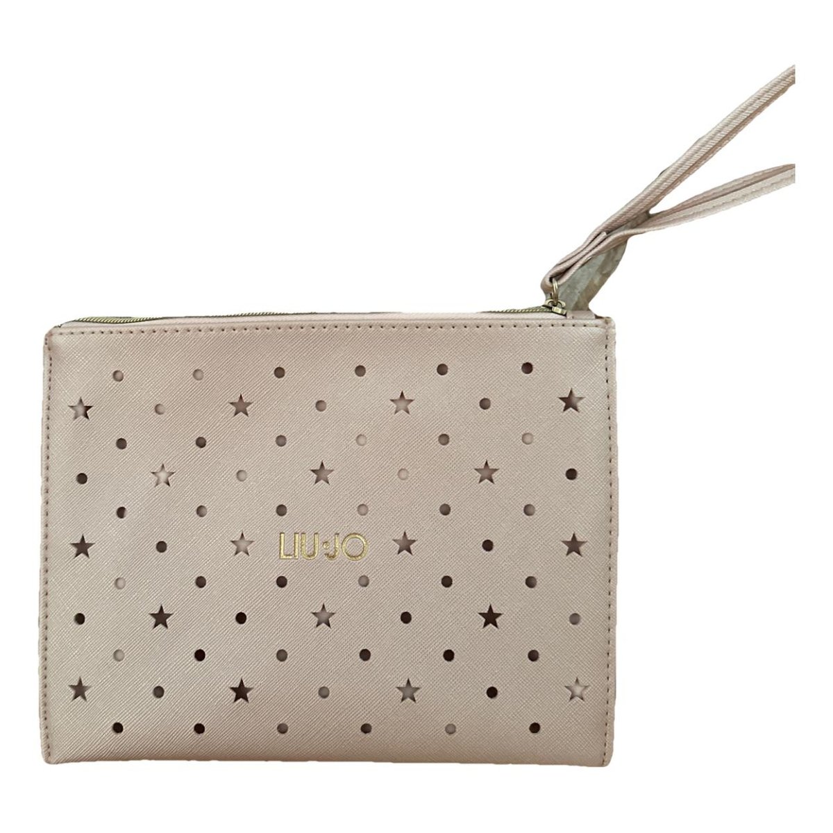 Vegan leather clutch bag