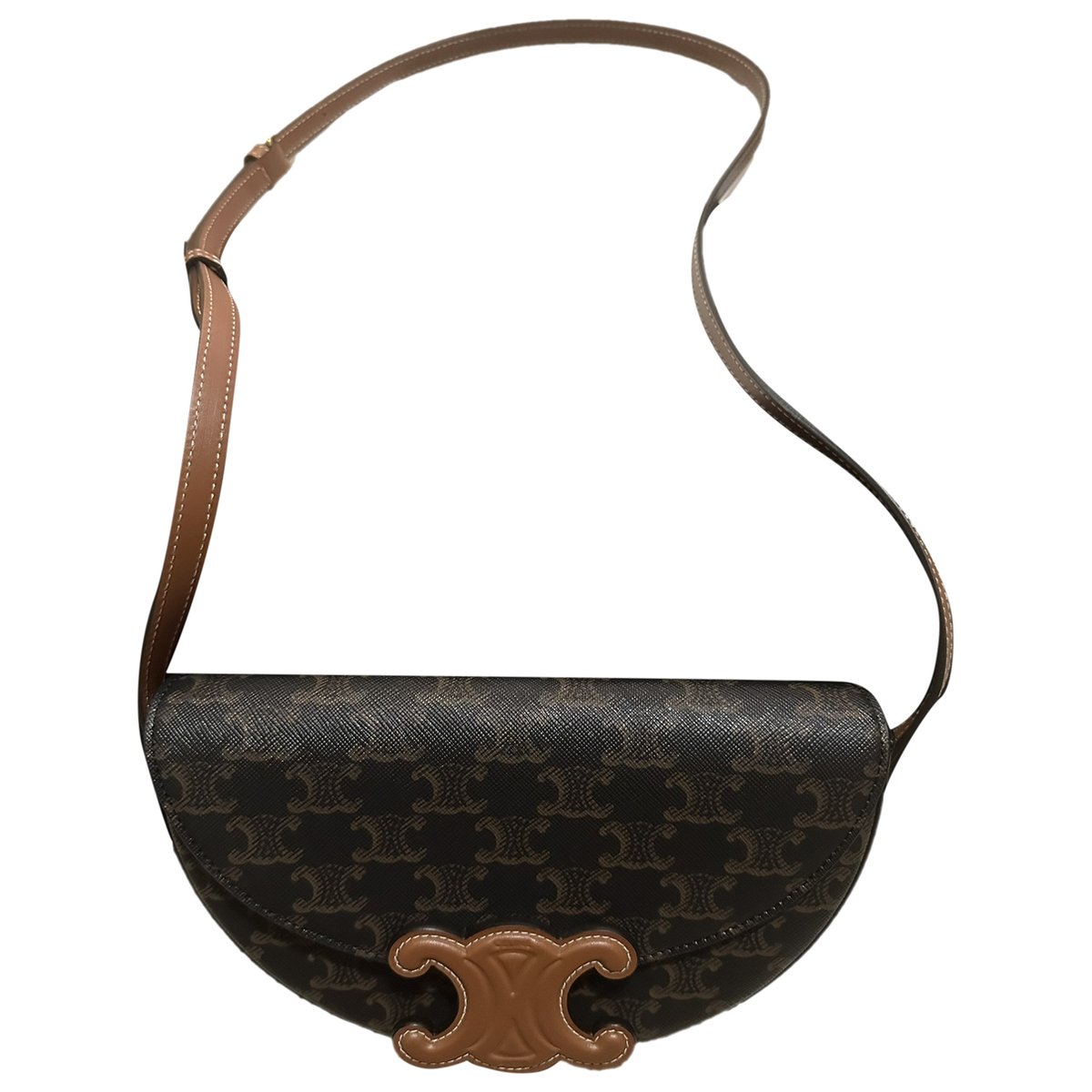 Triomphe cloth crossbody bag