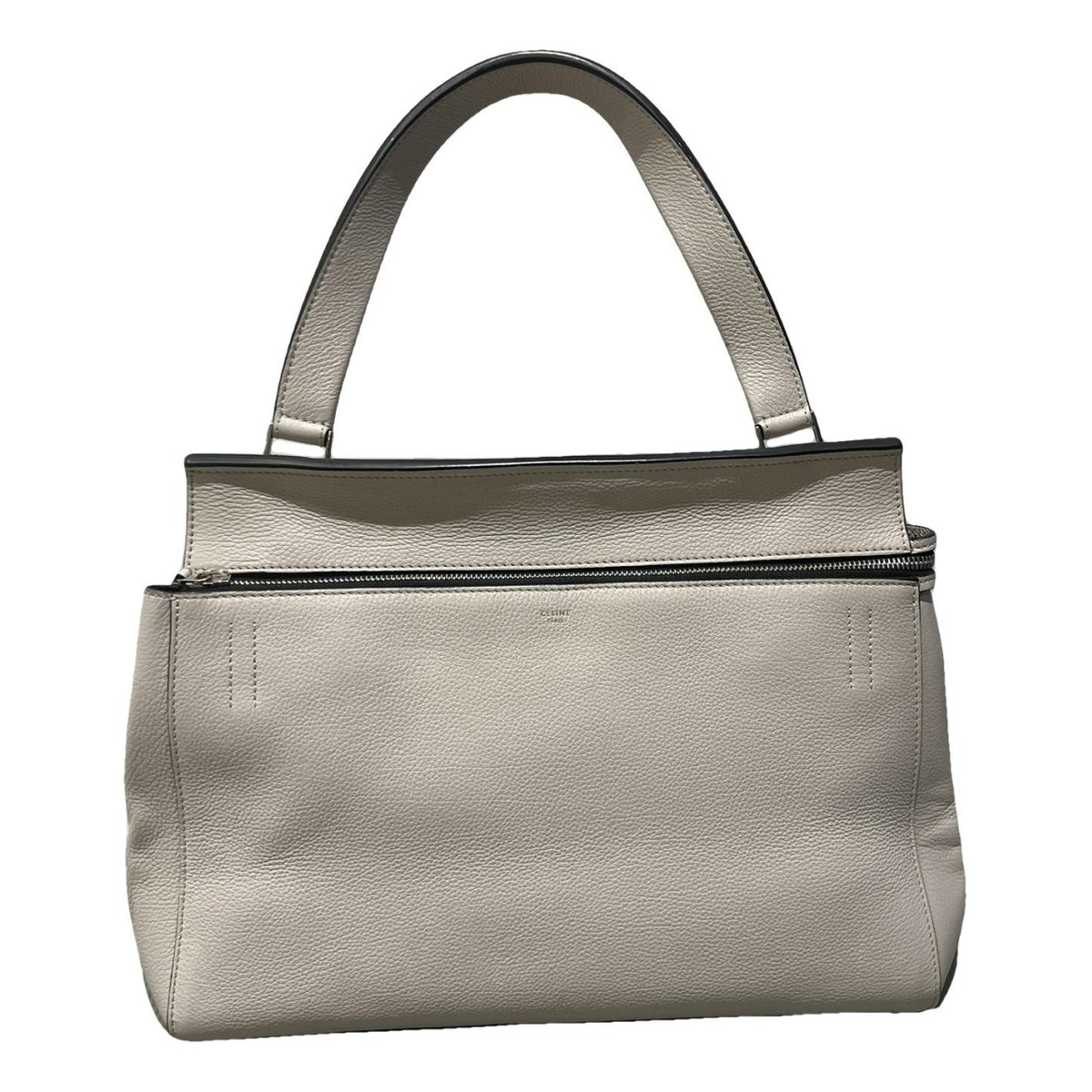 Edge leather handbag