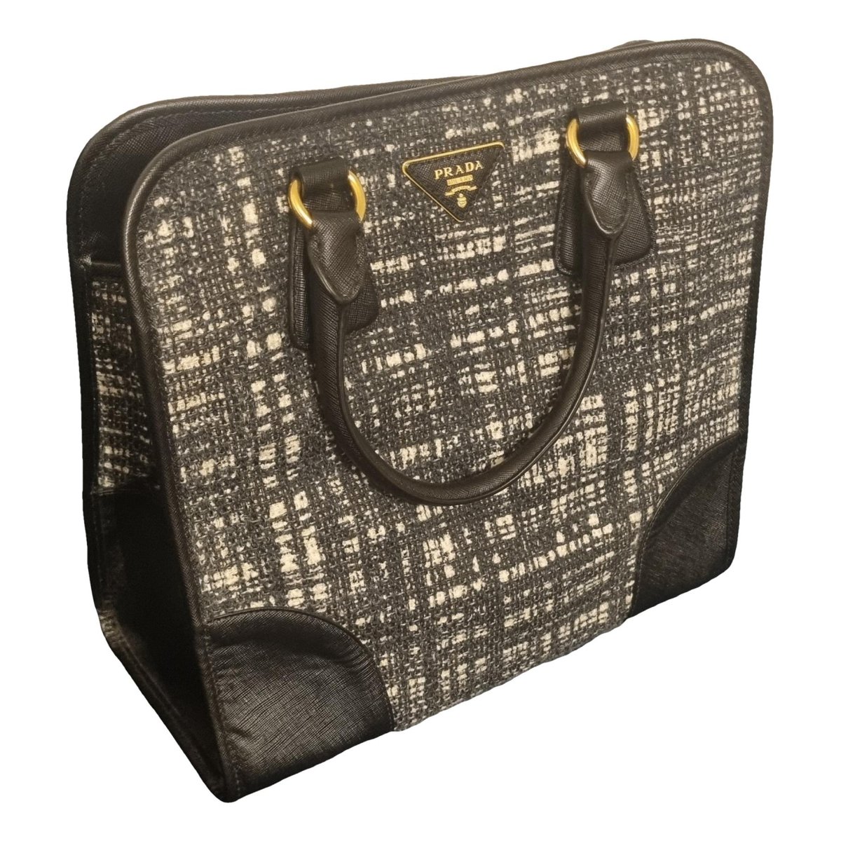 Promenade tweed handbag
