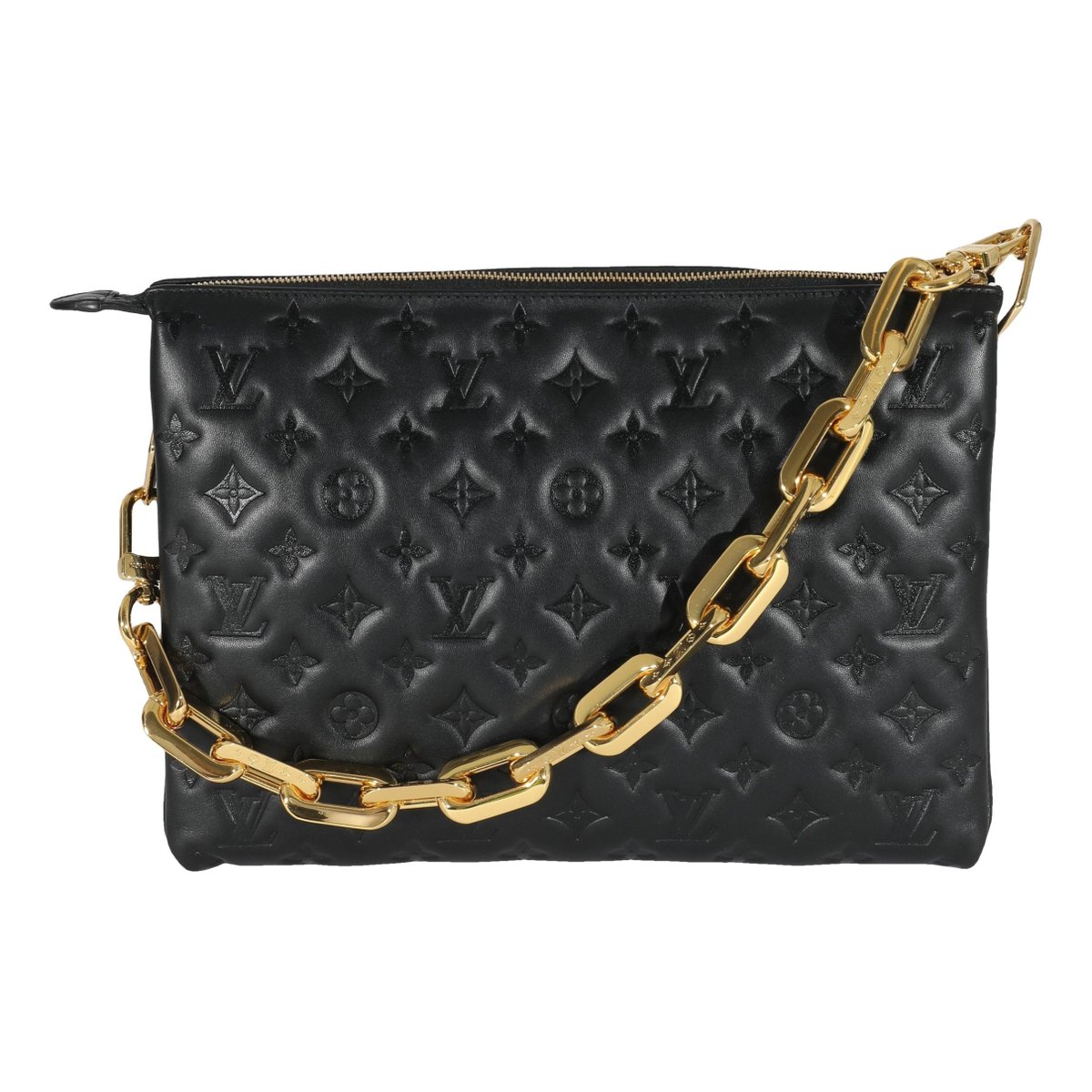 Coussin leather handbag