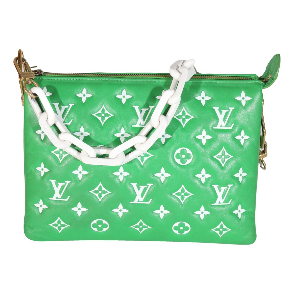 Coussin leather handbag