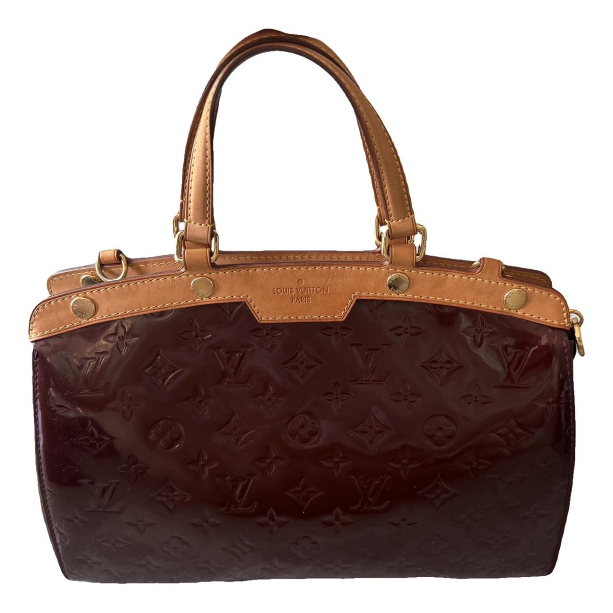 Bréa patent leather handbag
