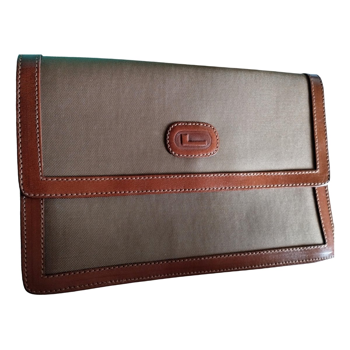 Lettrines cloth clutch bag