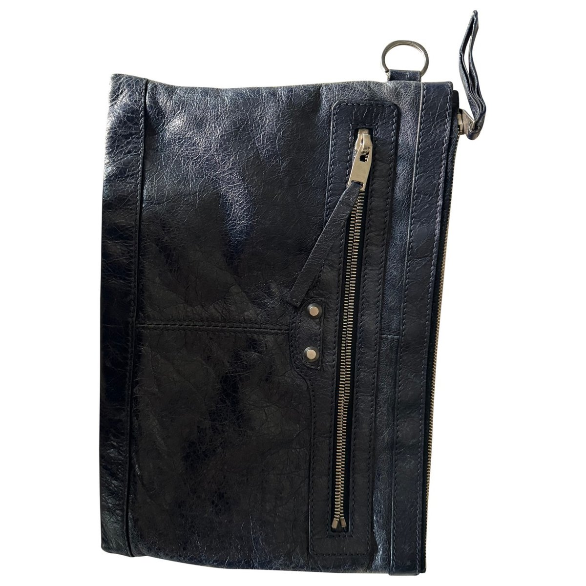 City Clip leather clutch bag