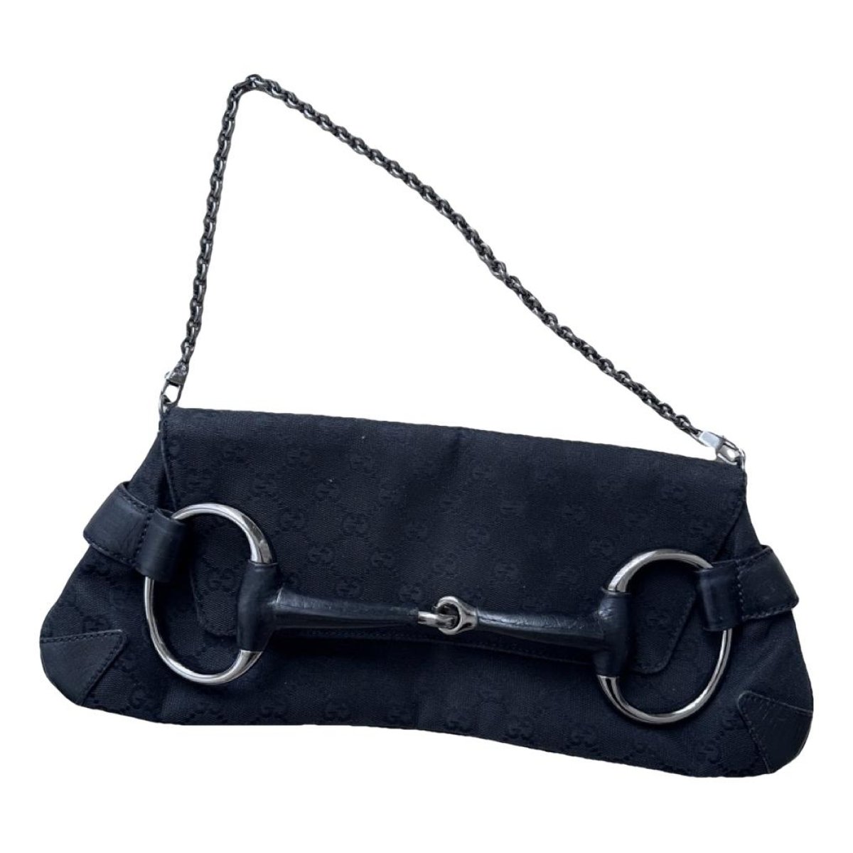 Horsebit Chain cloth handbag