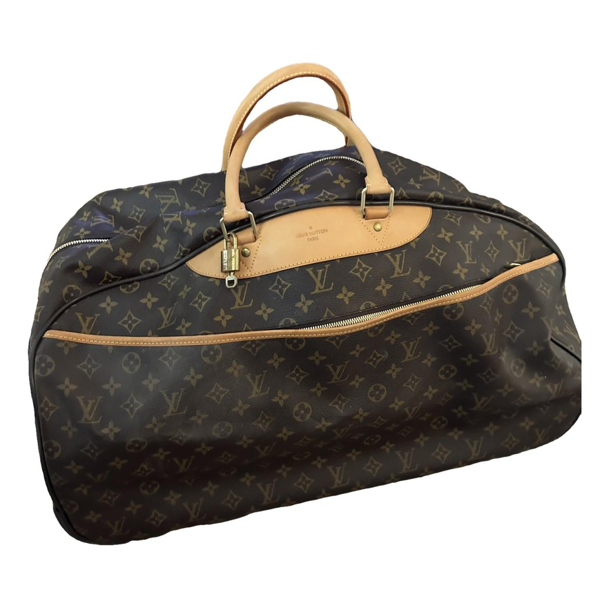 Eole leather travel bag