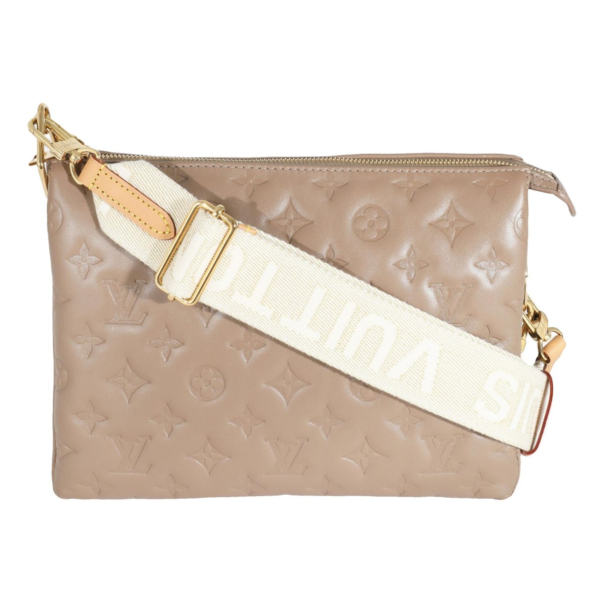 Coussin leather handbag