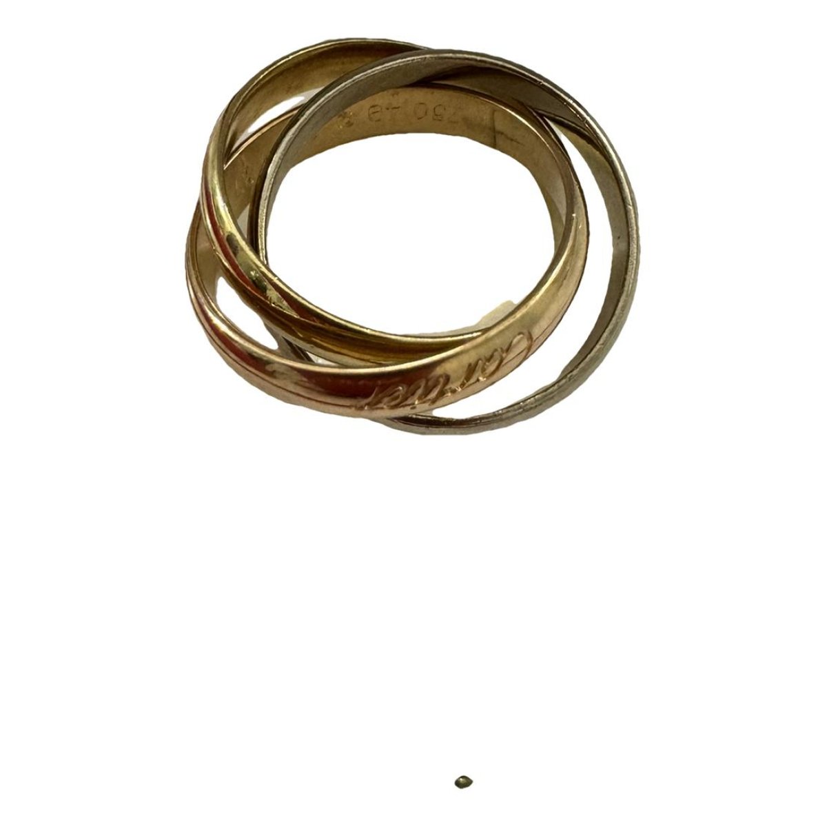 Trinity yellow gold ring