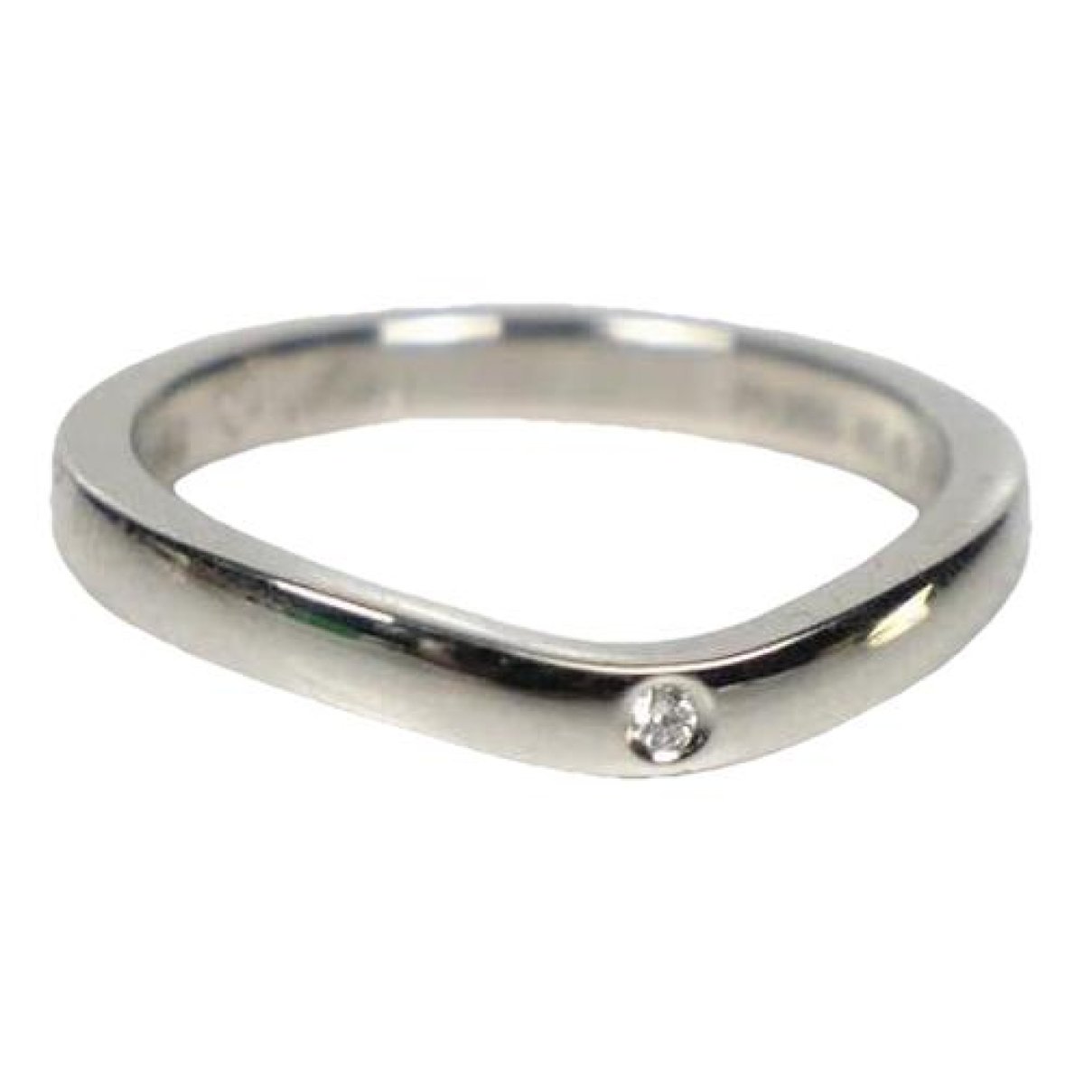 Love white gold ring