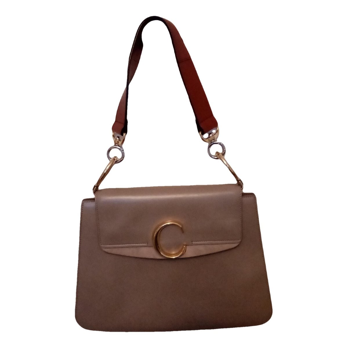 C leather handbag