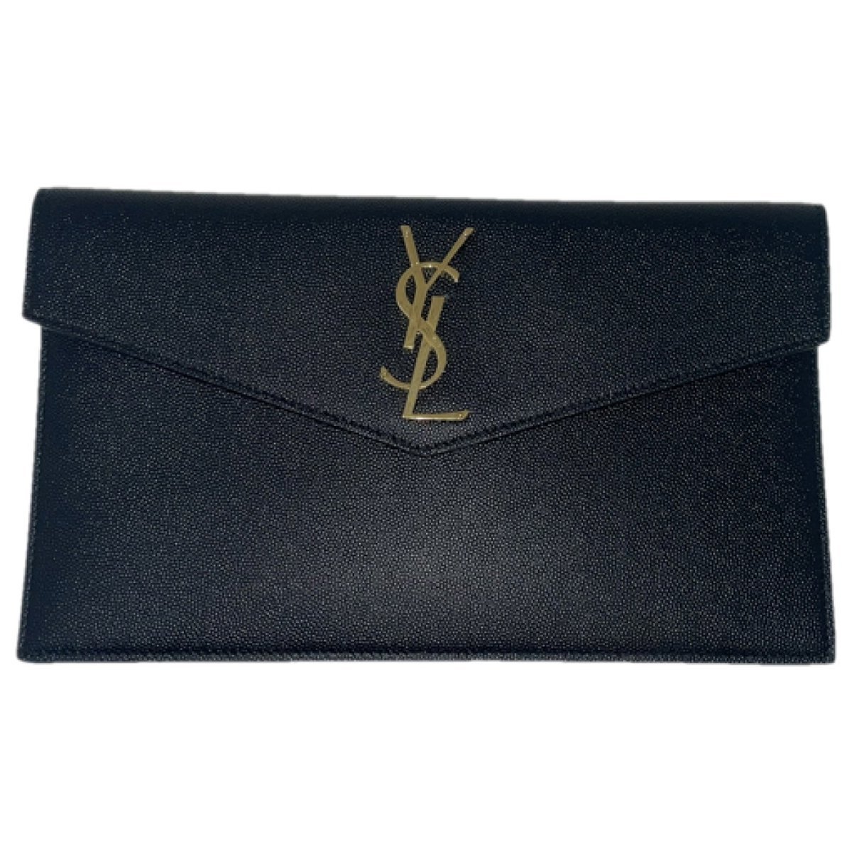Uptown leather clutch bag