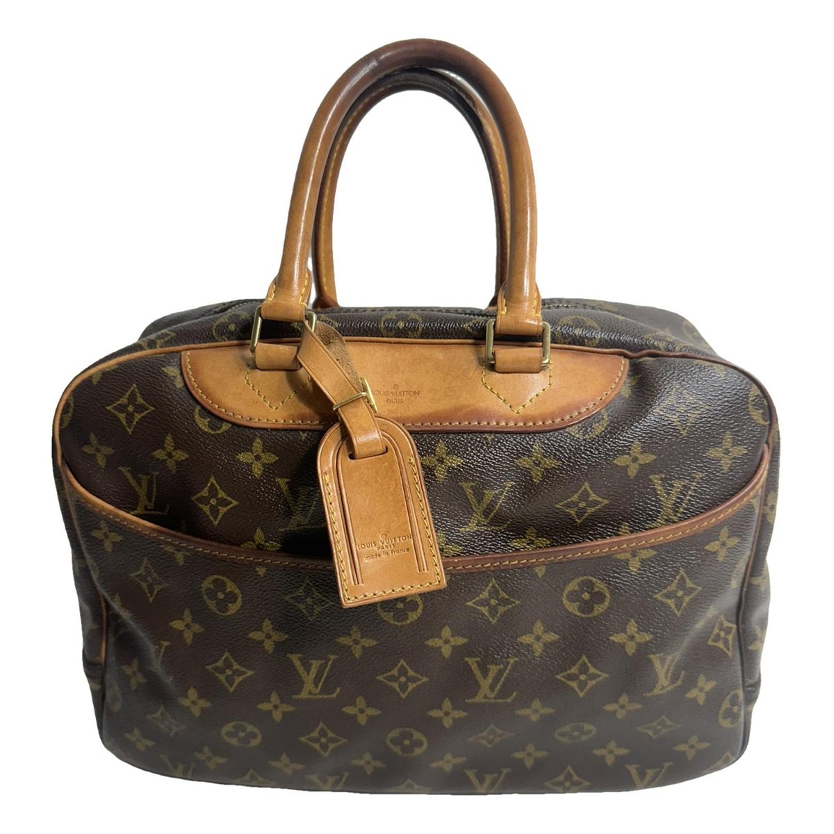Deauville leather handbag