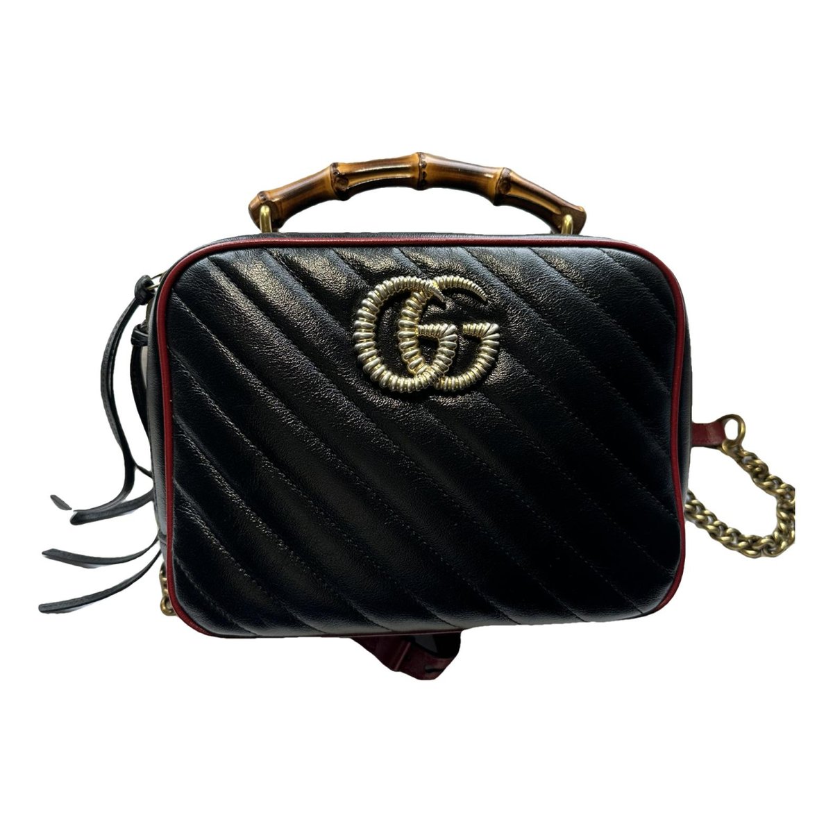 GG Marmont Chain leather crossbody bag