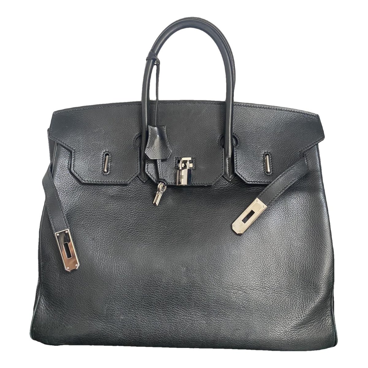 Haut à Courroies leather handbag
