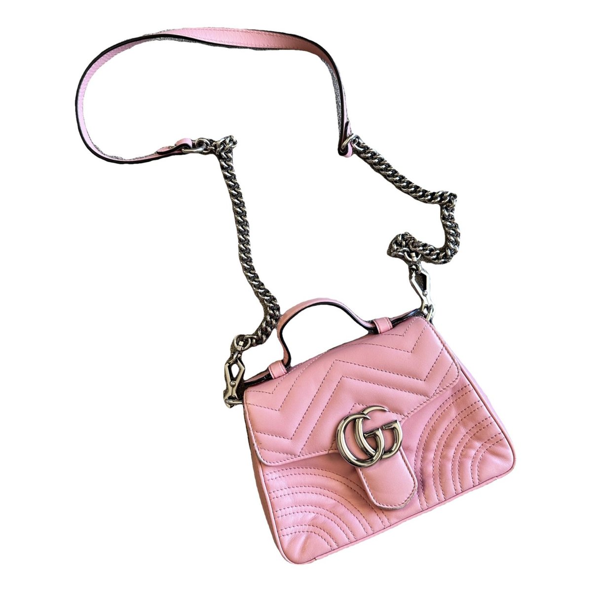 GG Marmont Flap leather handbag