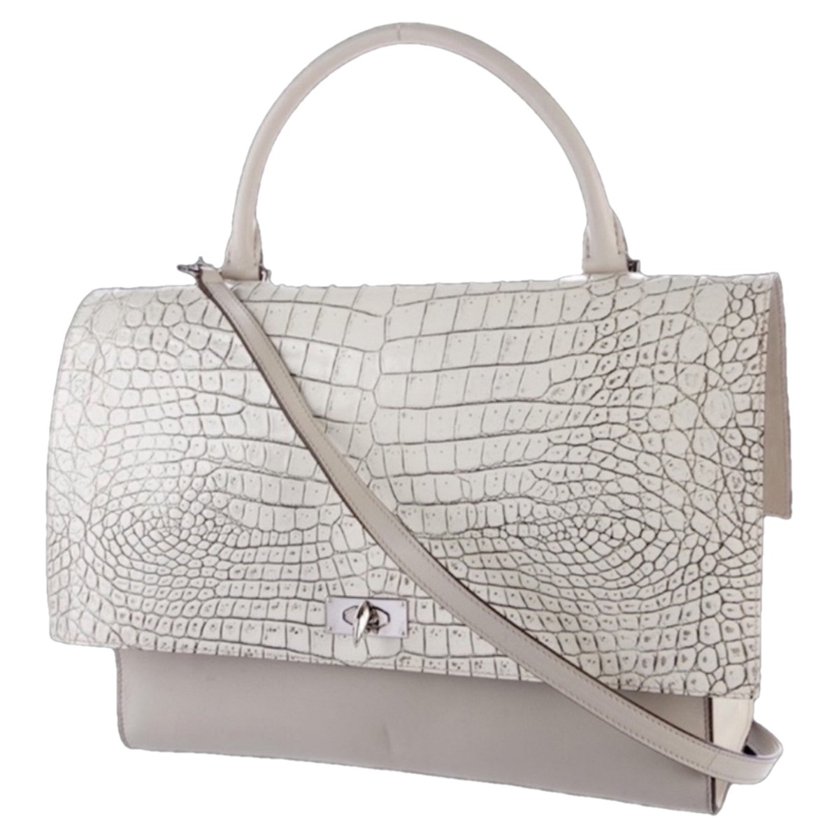 Shark leather satchel