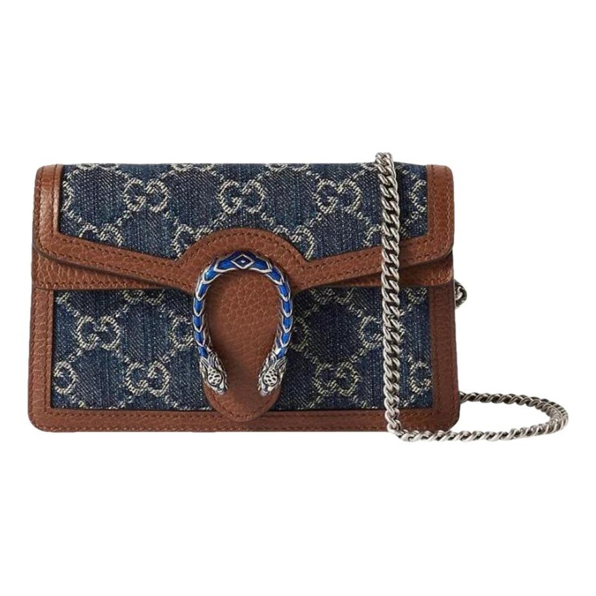 Dionysus Super Mini leather crossbody bag