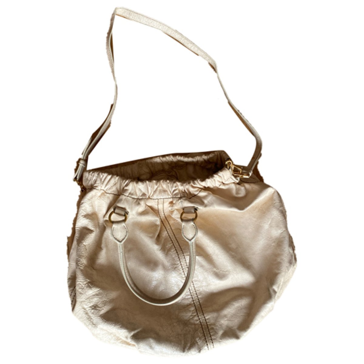 Bow bag leather handbag
