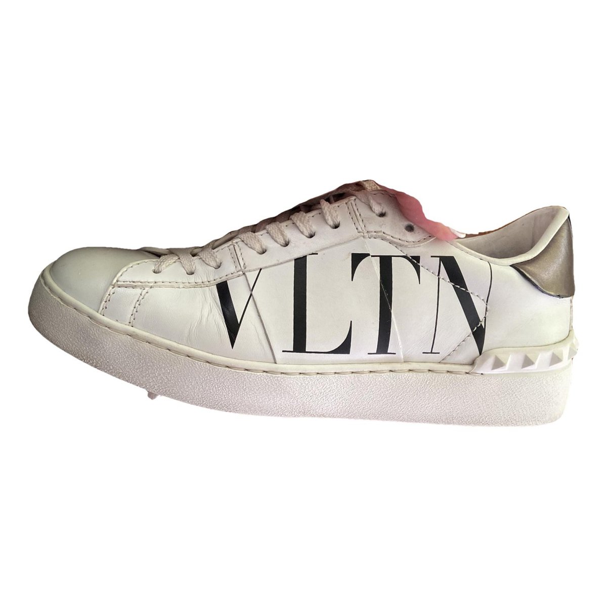Open VLTN leather trainers