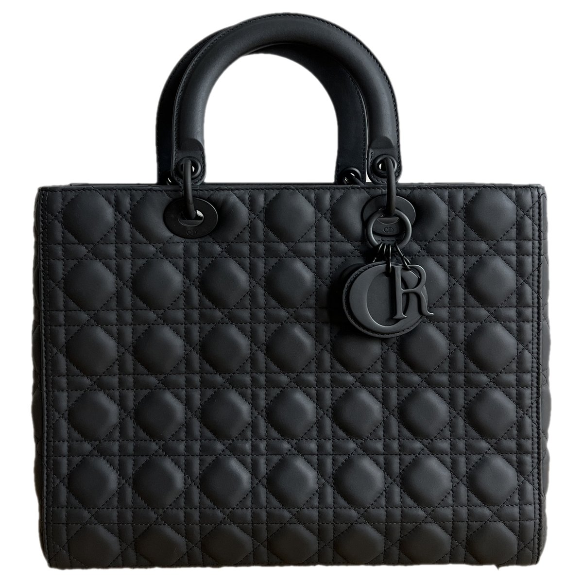 Lady Dior leather handbag